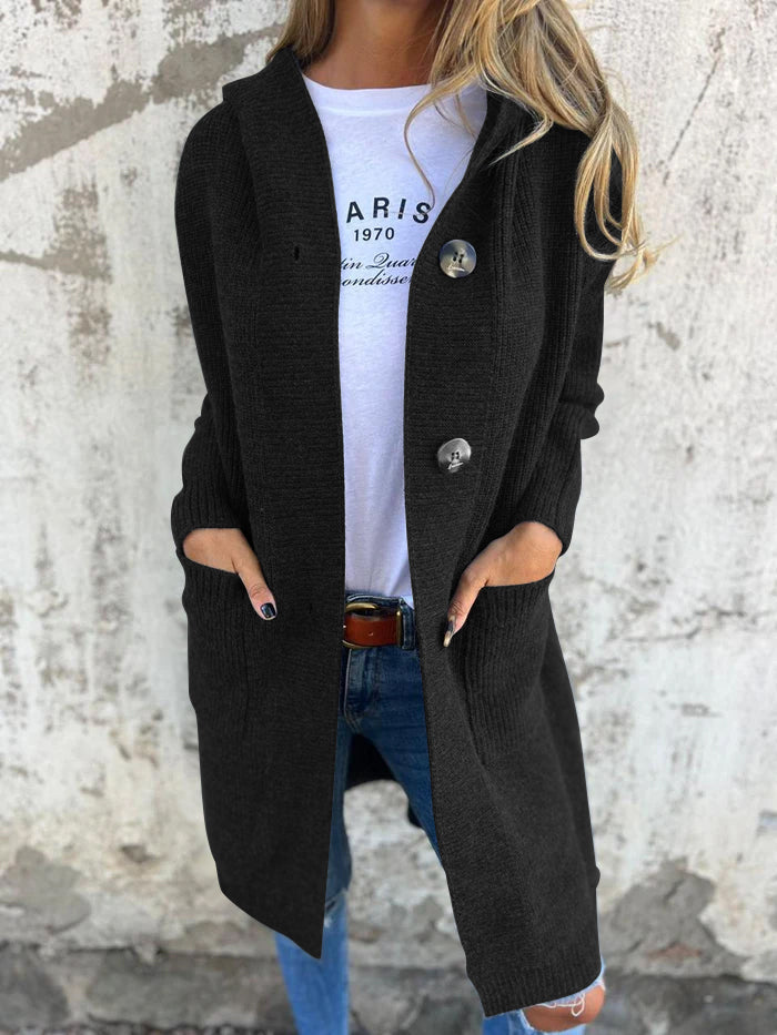 Margot Biarritz - Manteau en maille long et élégant