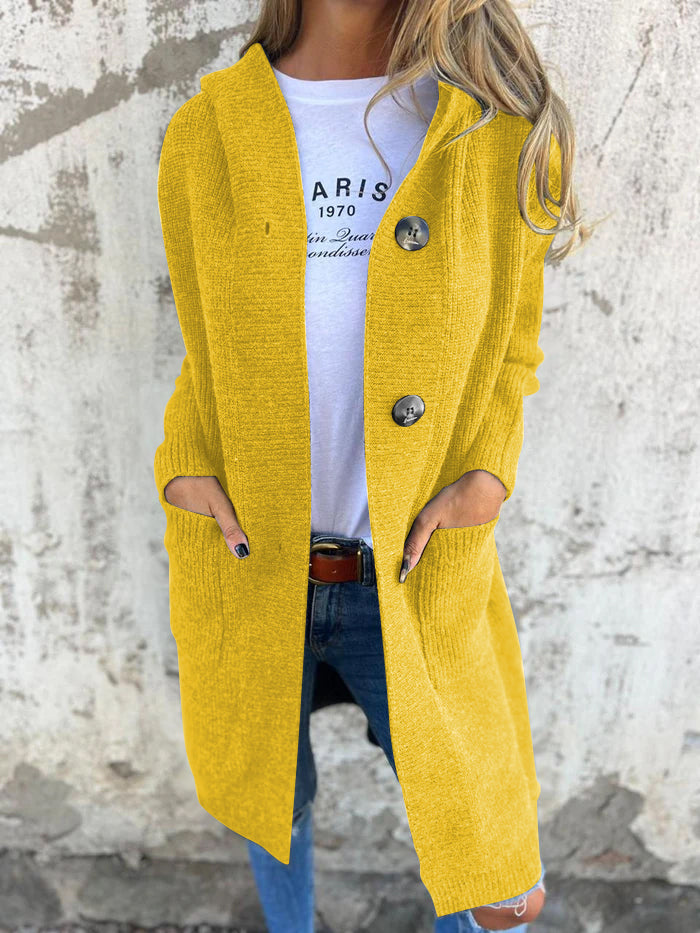 Margot Biarritz - Manteau en maille long et élégant