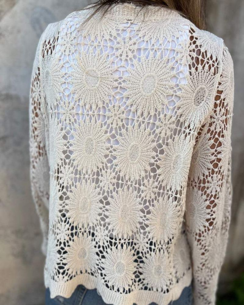 Margot Biarritz - Cardigan en dentelle