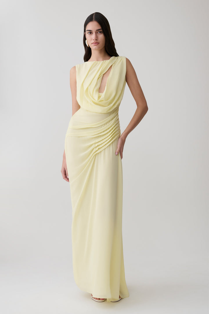 Margot Biarritz - Robe longue Oria en chiffon