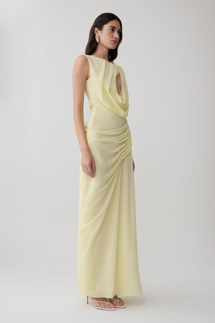 Margot Biarritz - Robe longue Oria en chiffon