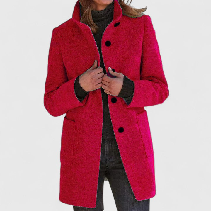 Margot Biarritz - Manteau classique en mélange de laine
