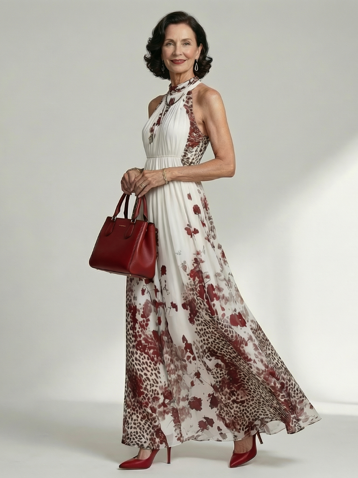 Margot Biarritz - Robe Maxi Plissée Blanche