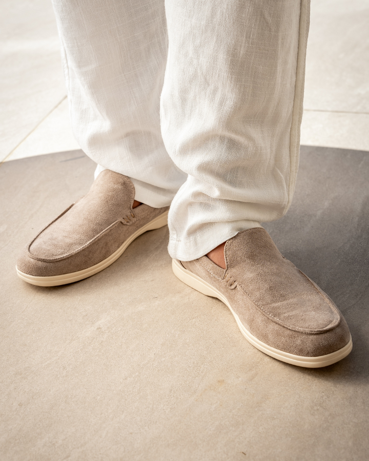 Margot Biarritz - Mocassins en cuir suédé