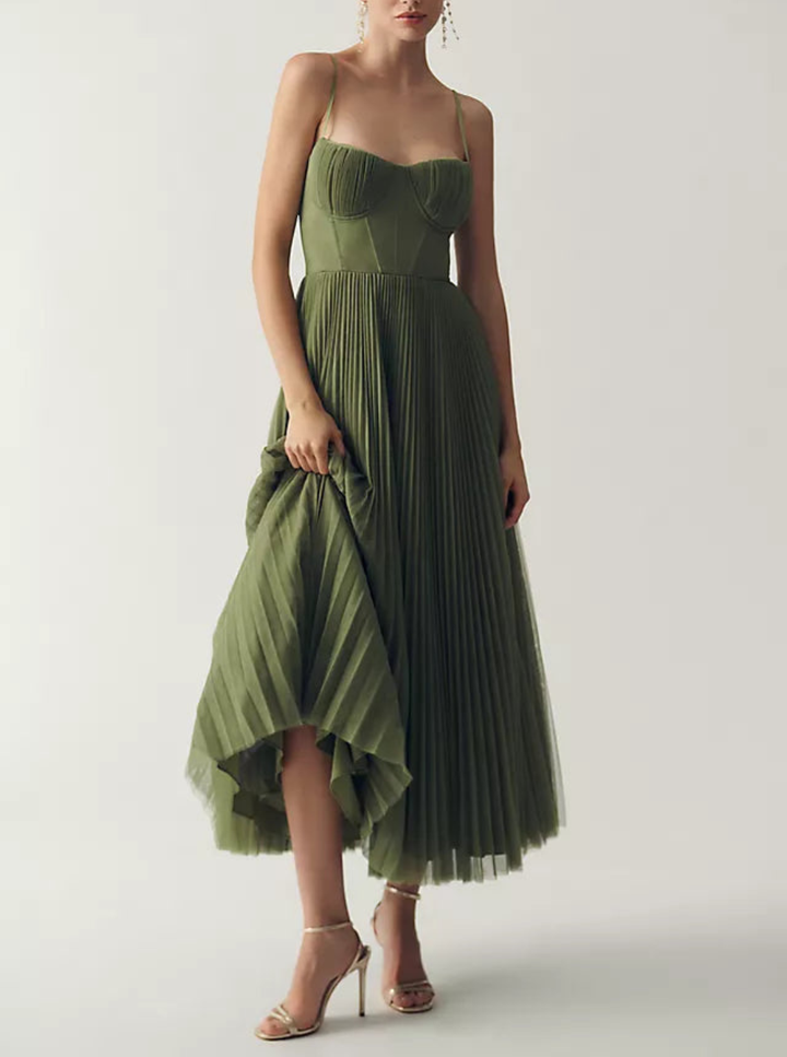 Margot Biarritz - Robe en tulle drapée élégamment