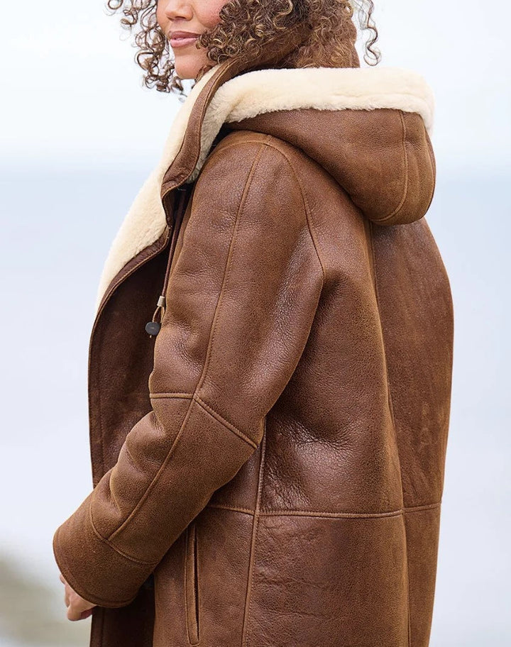 Margot Biarritz - Manteau long en fourrure