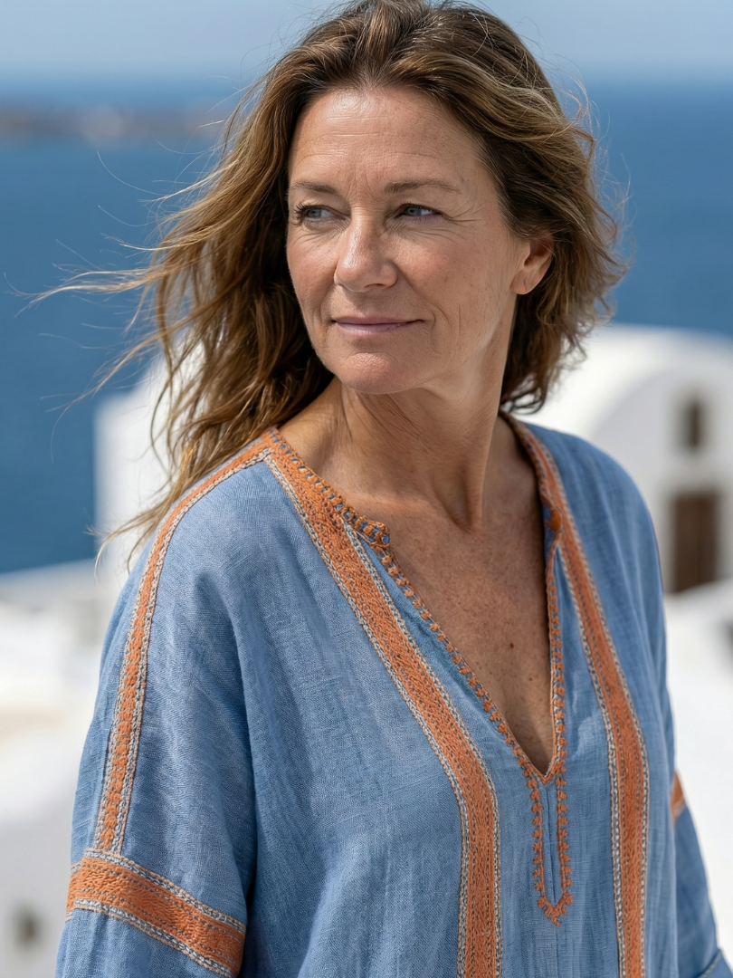 Margot Biarritz - Robe Midi à Structure Douce