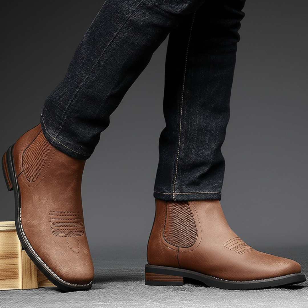 Margot Biarritz - Bottes classiques en cuir pour homme