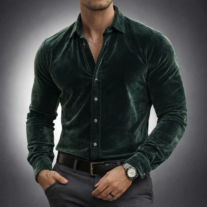 Margot Biarritz - Chemise en velours pour homme