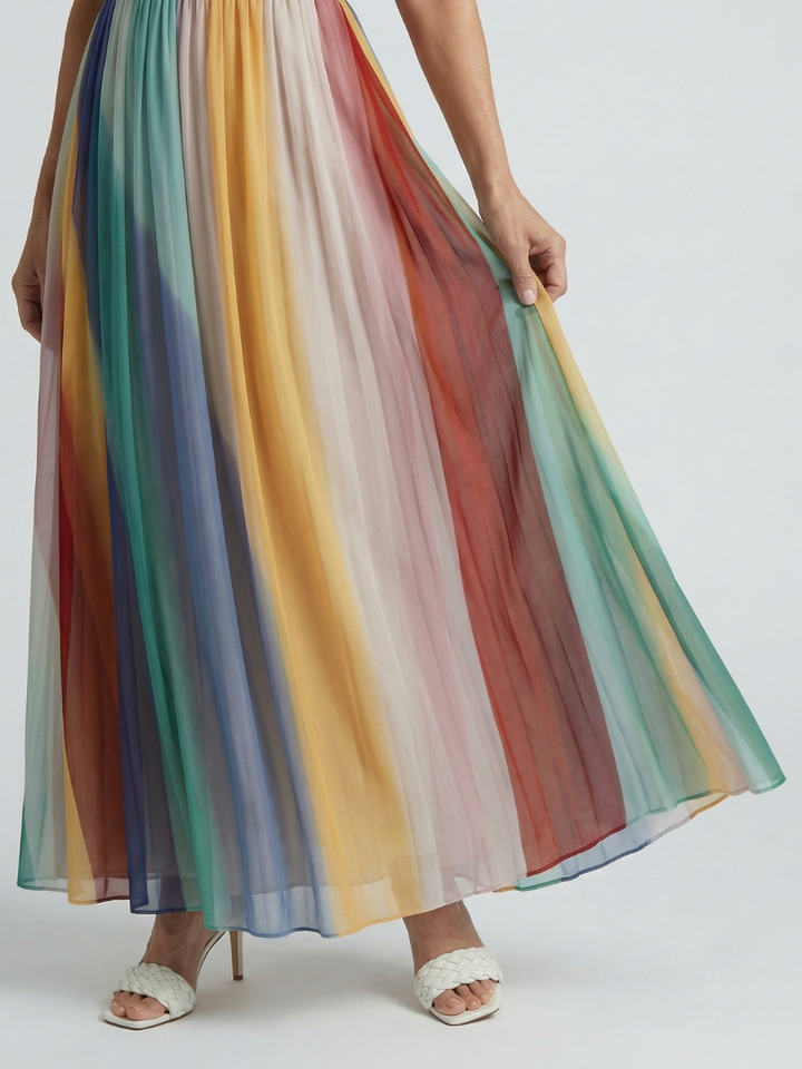 Margot Biarritz - Robe Maxi Rayée Sereine