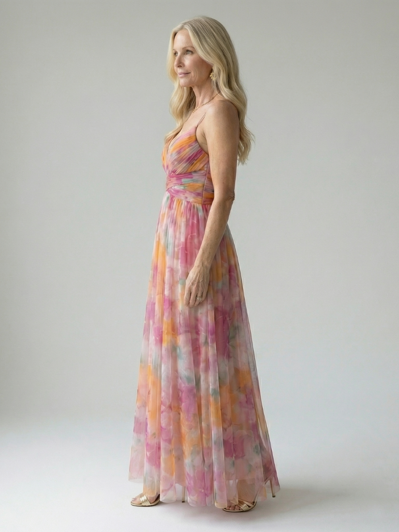 Margot Biarritz - Robe Maxi à Enveloppe Douce Isel