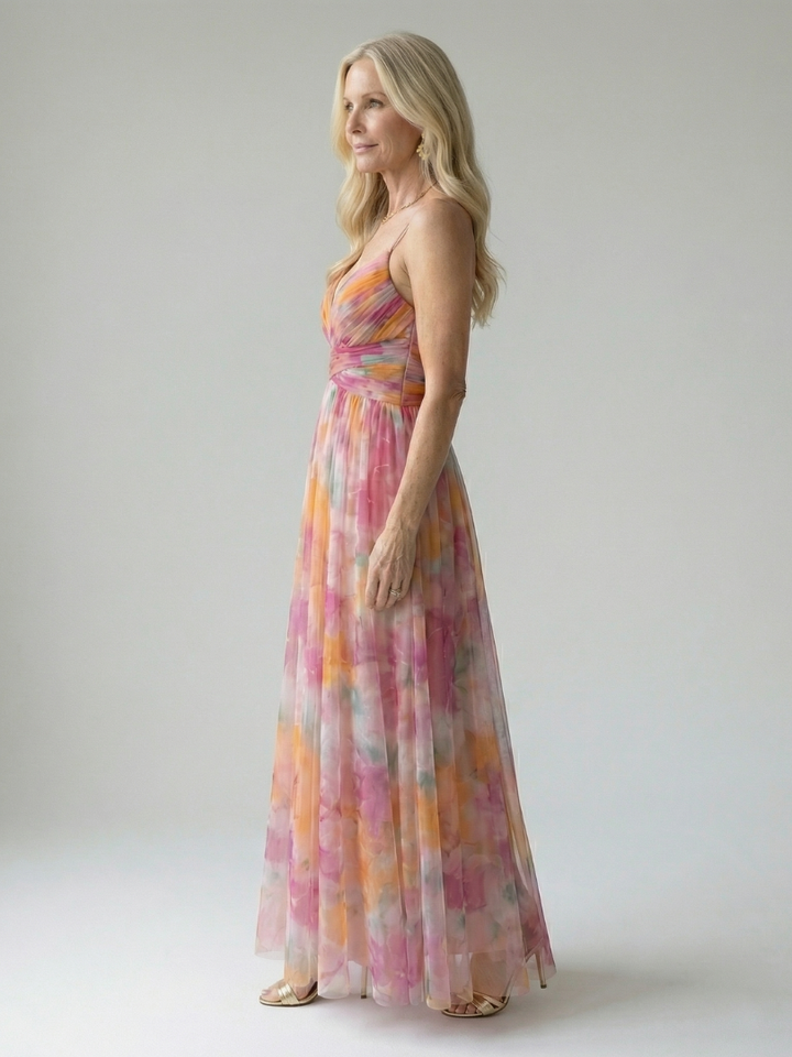 Margot Biarritz - Robe Maxi à Enveloppe Douce Isel