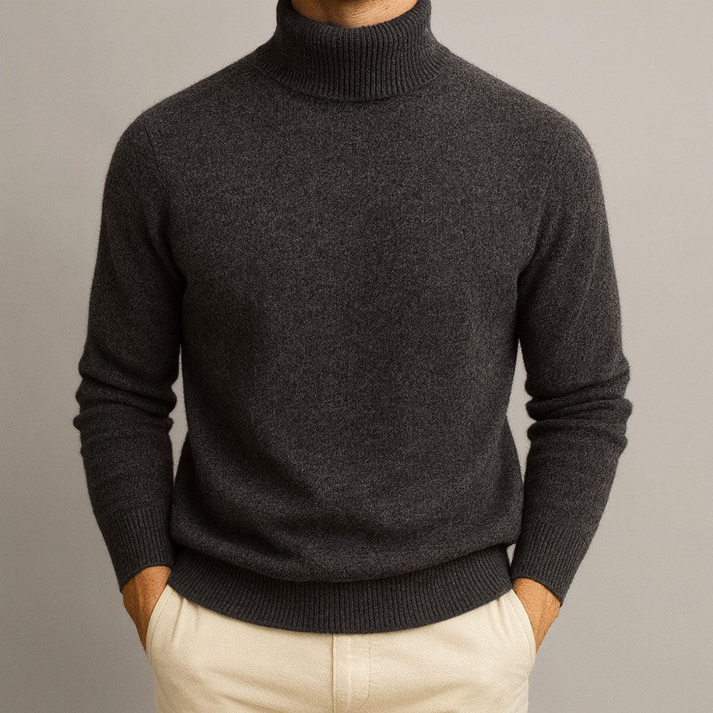 Margot Biarritz - Pull à col montant pour homme
