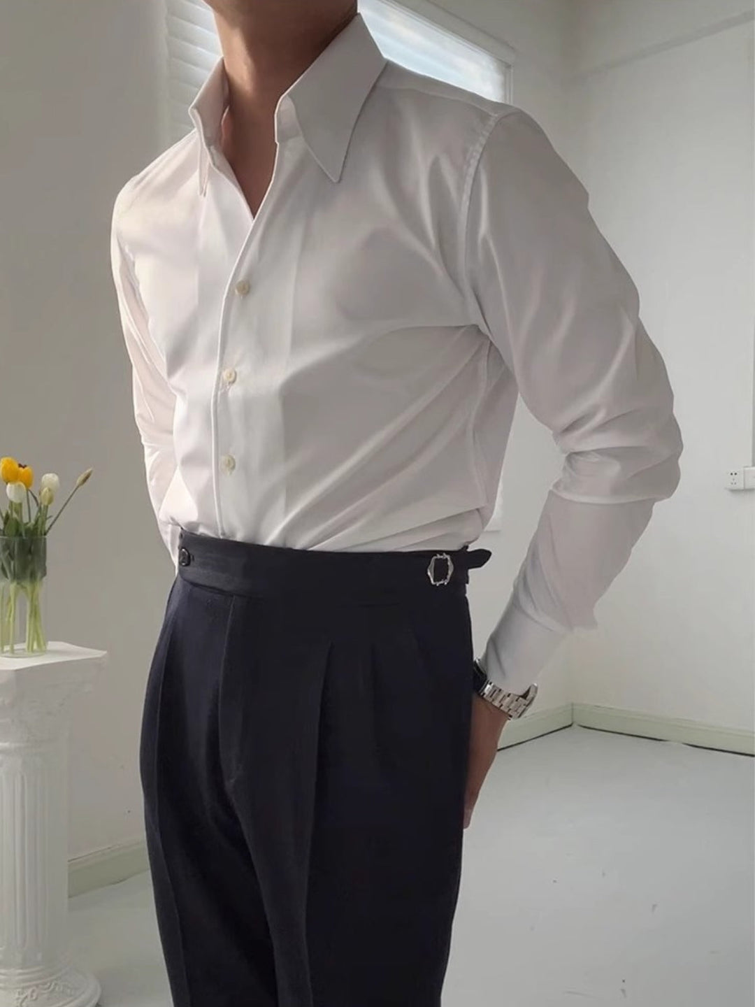 Margot Biarritz - Chemise athlétique italienne en bambou pour homme