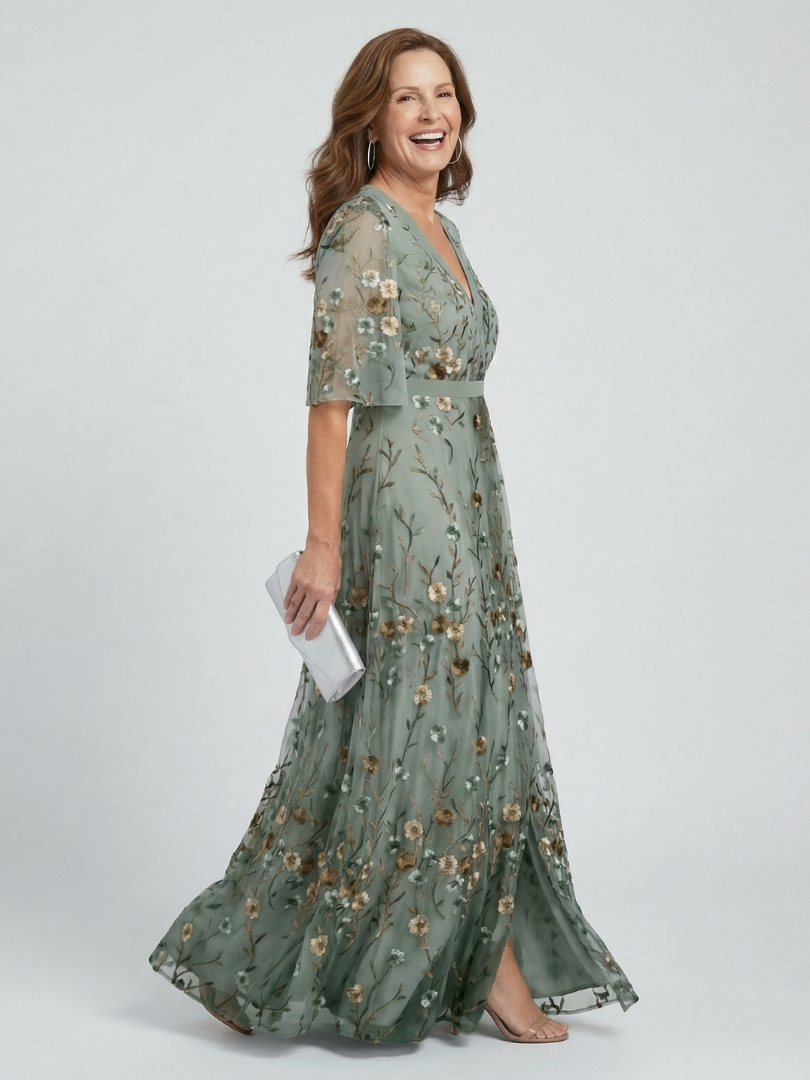Margot Biarritz - Robe Maxi Halter Fleur Selora