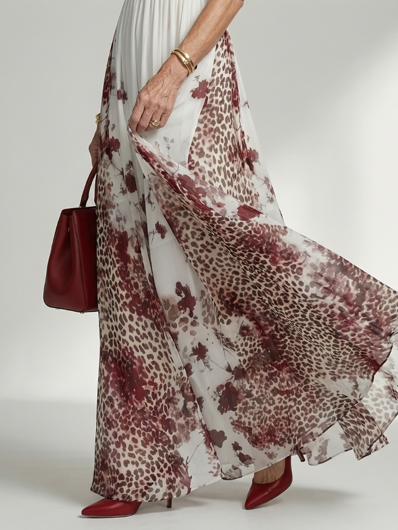 Margot Biarritz - Robe Maxi Plissée Blanche