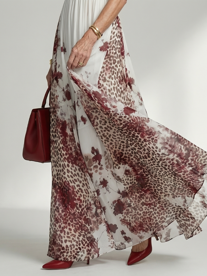 Margot Biarritz - Robe Maxi Plissée Blanche
