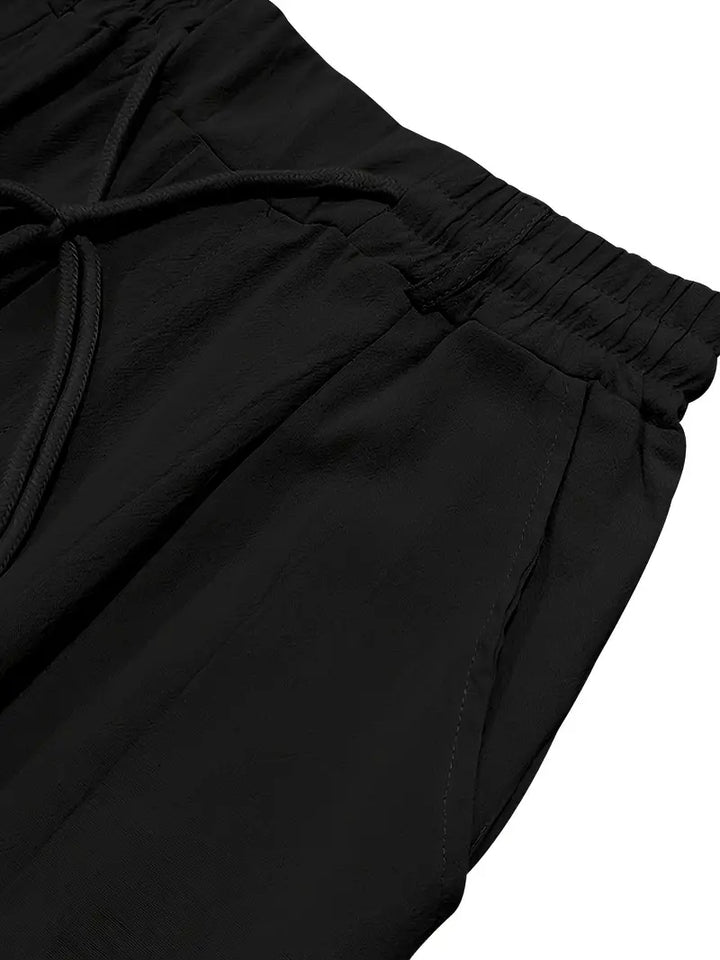 Margot Biarritz - Pantalons larges en lin avec cordon