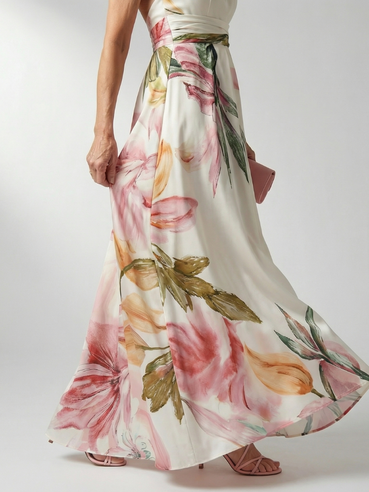 Margot Biarritz - Robe Maxi Fleurie Légère Amiel