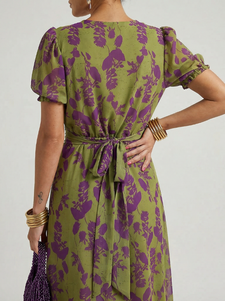 Margot Biarritz - Robe Midi Florale Détendue
