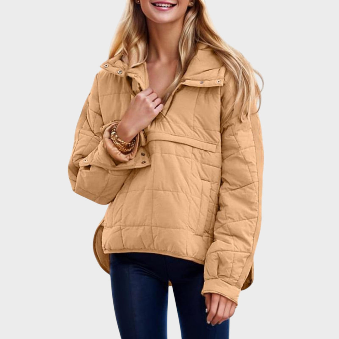 Margot Biarritz - Pull Rembourré avec Capuche