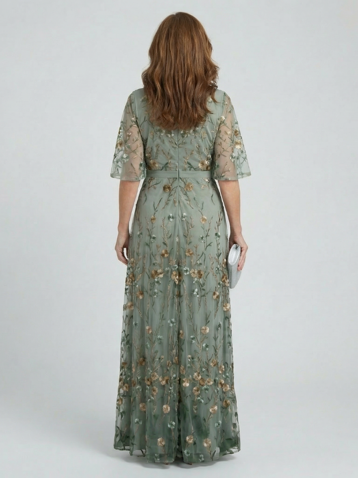 Margot Biarritz - Robe Maxi Halter Fleur Selora