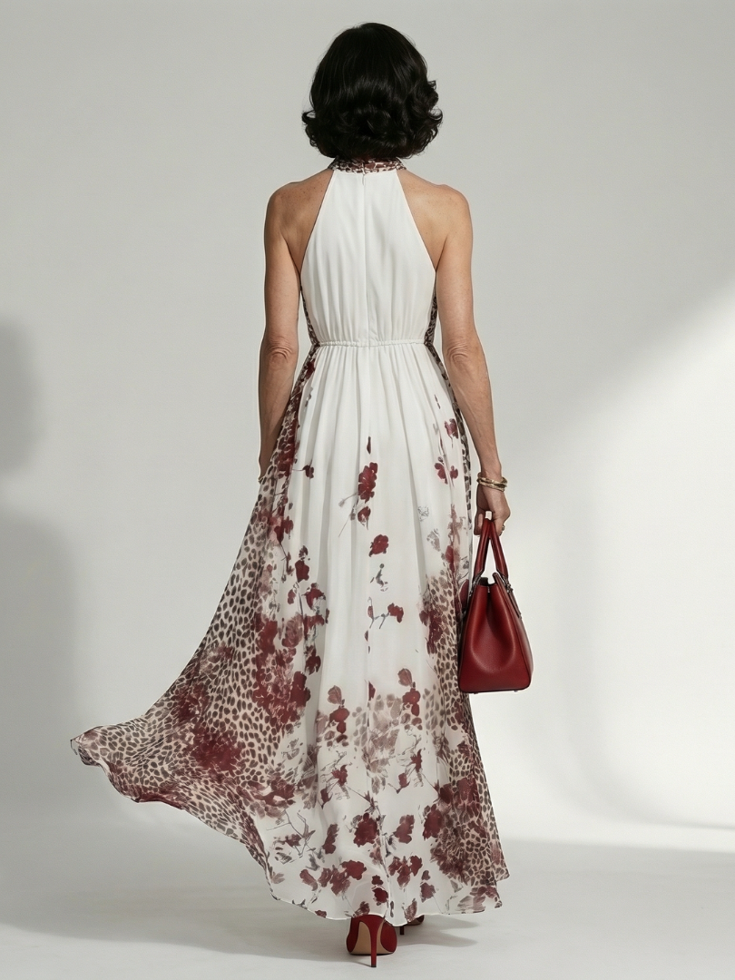 Margot Biarritz - Robe Maxi Plissée Blanche