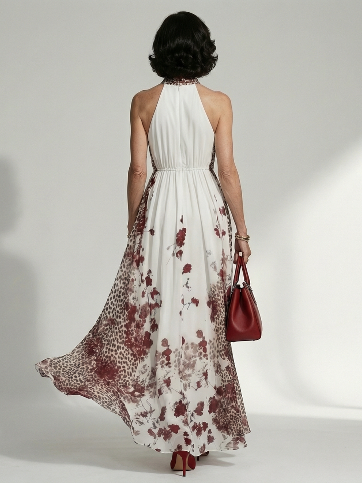 Margot Biarritz - Robe Maxi Plissée Blanche