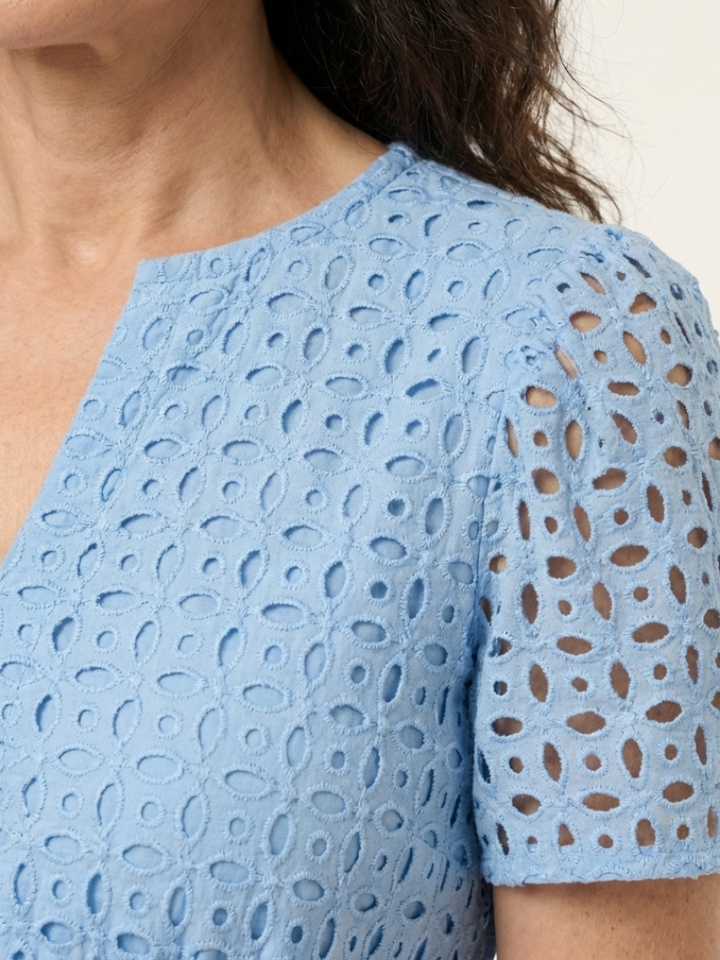 Margot Biarritz - Robe midi à manches courtes Brielle