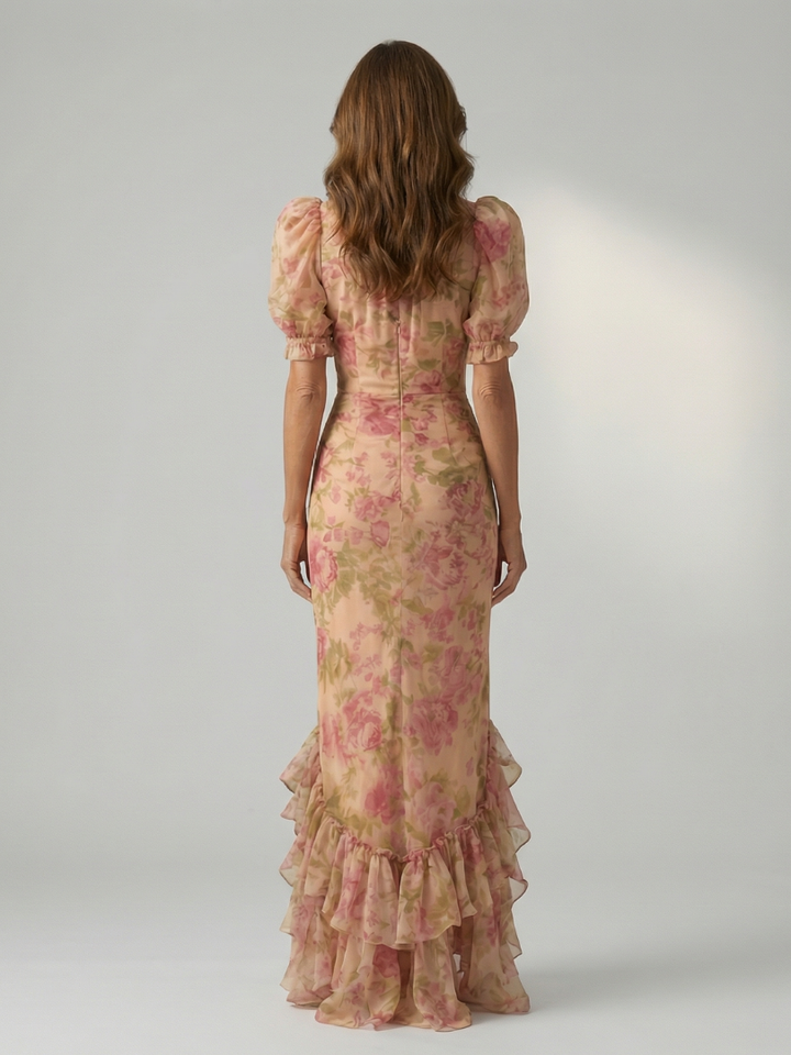 Margot Biarritz - Robe Maxi à Col Montant Doux Vianne