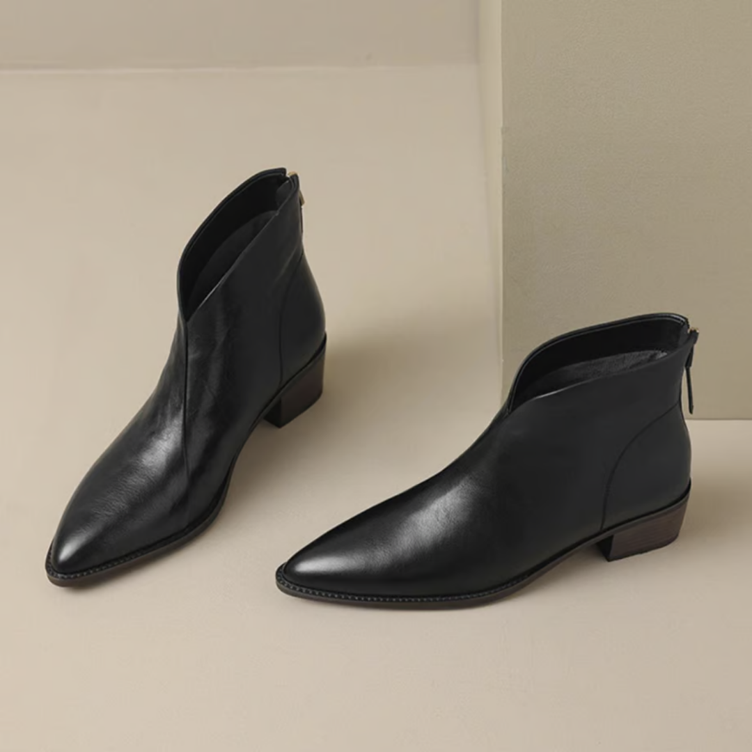 Margot Biarritz - Bottines Élégantes en Cuir