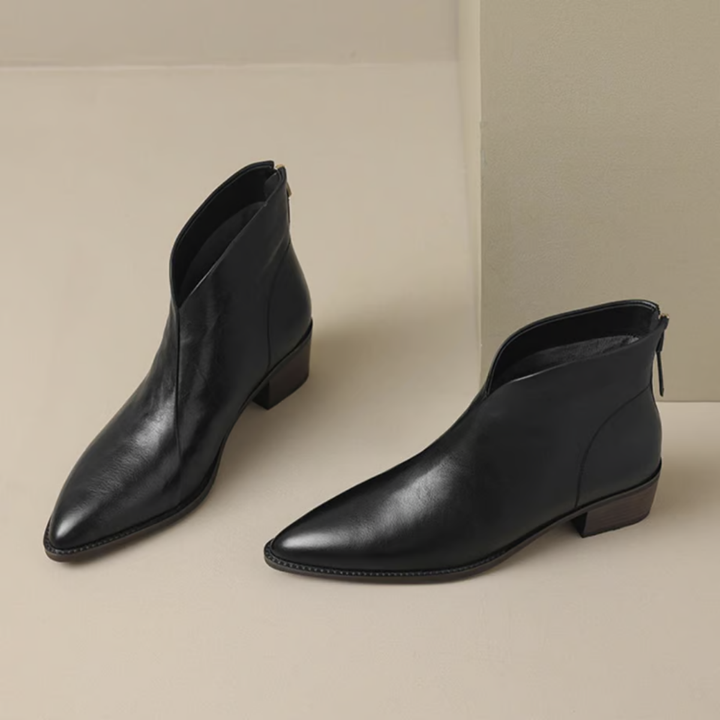 Margot Biarritz - Bottines Élégantes en Cuir