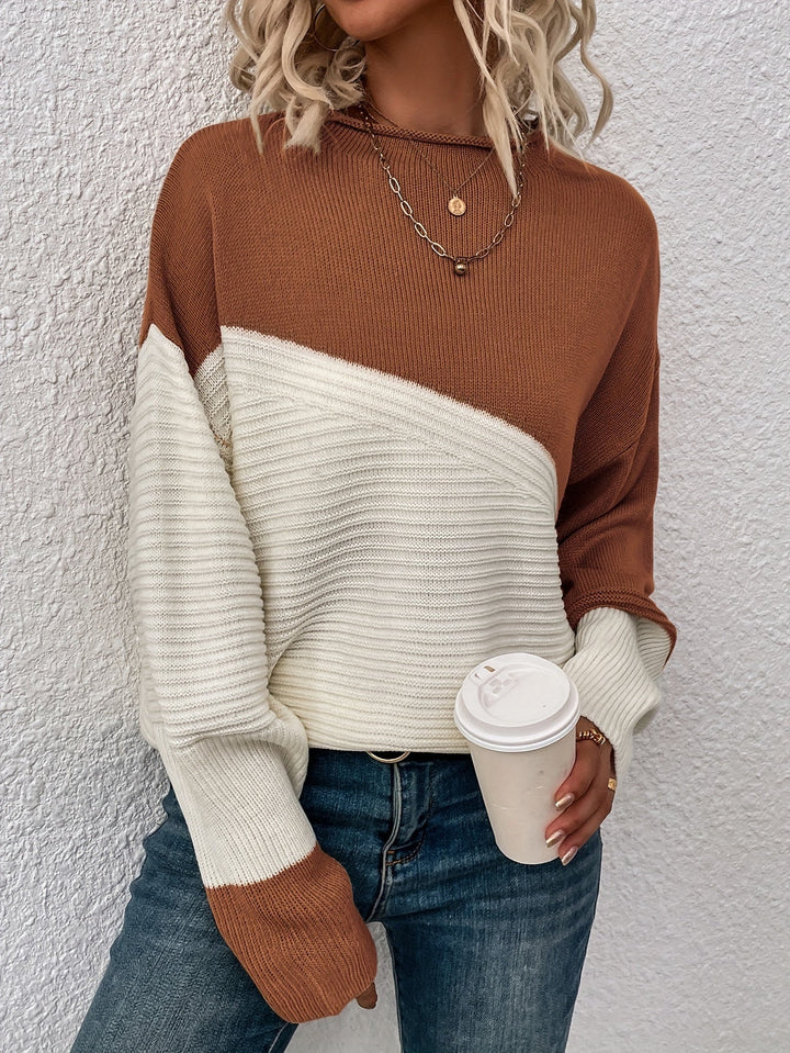 Margot Biarritz - Pull Chic en Blocs de Couleur