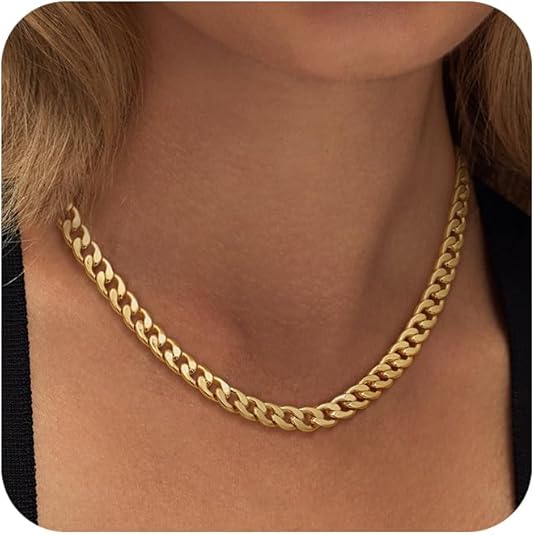 Margot Biarritz - Collier chunky maillon cubain