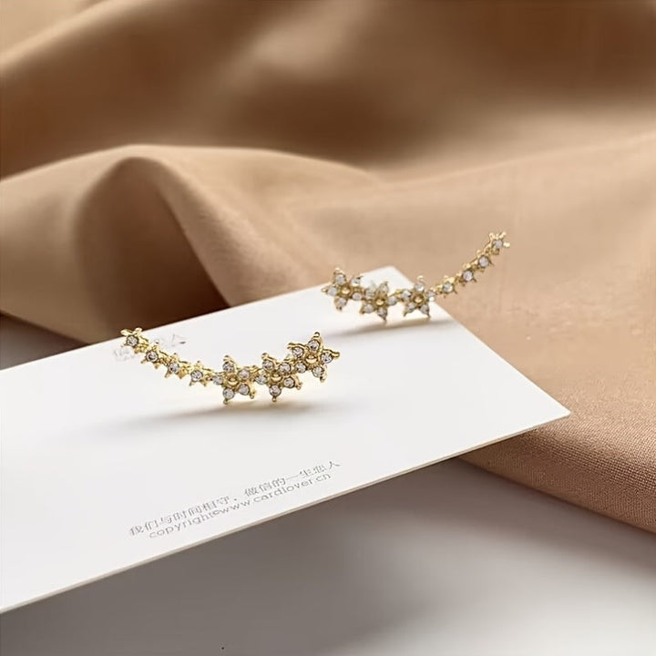 Margot Biarritz - Boucles d'oreilles florales intemporelles