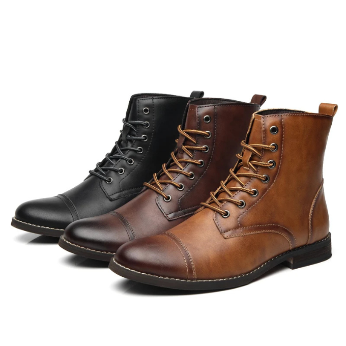 Margot Biarritz - Bottes de ville brunes pour homme