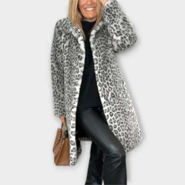 Margot Biarritz - Manteau Imprimé Léopard