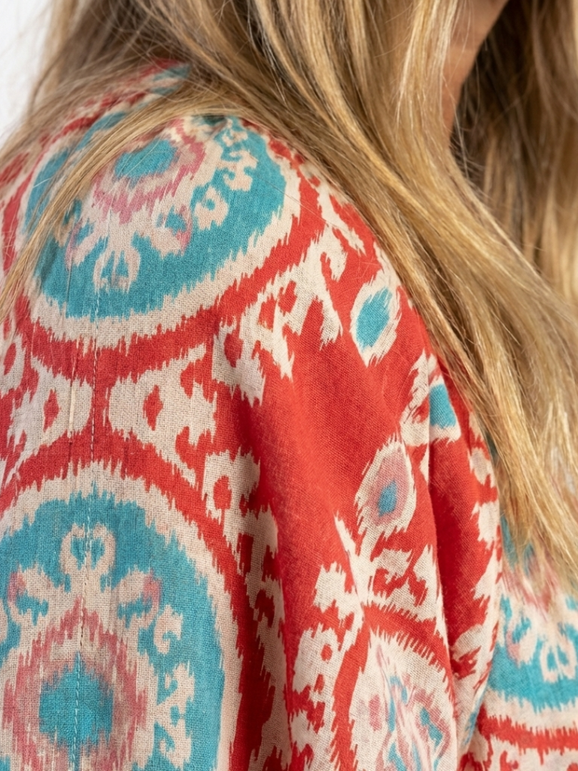 Margot Biarritz - Robe midi à imprimé paisley Zaria