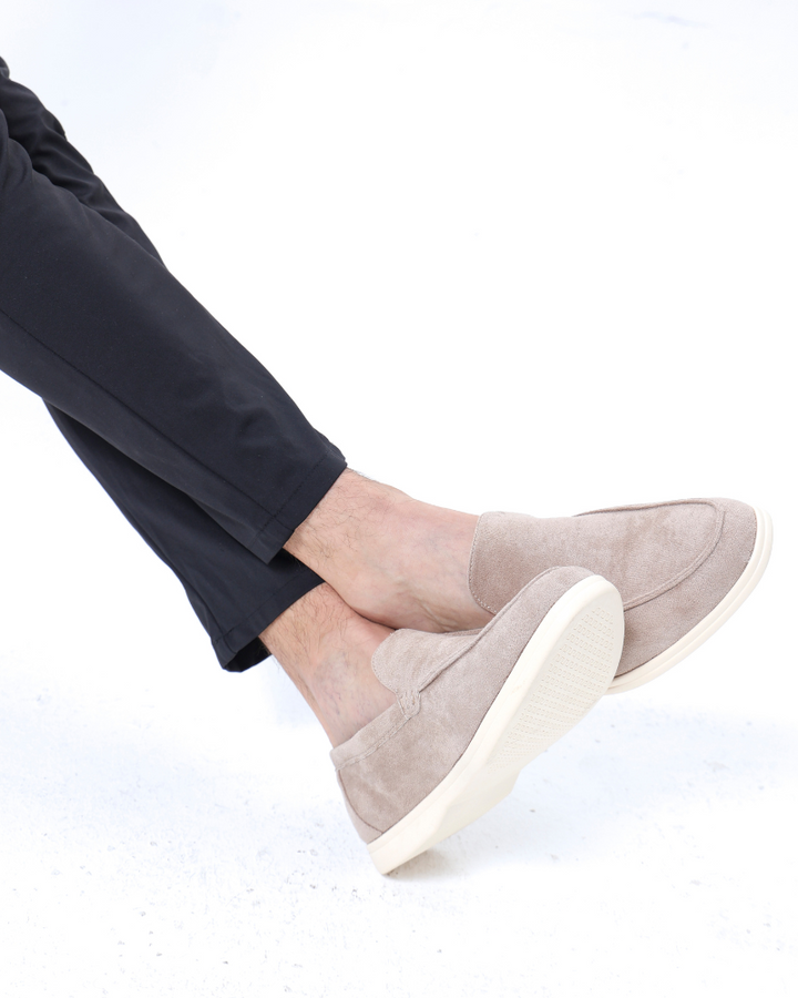 Margot Biarritz - Mocassins en cuir suédé