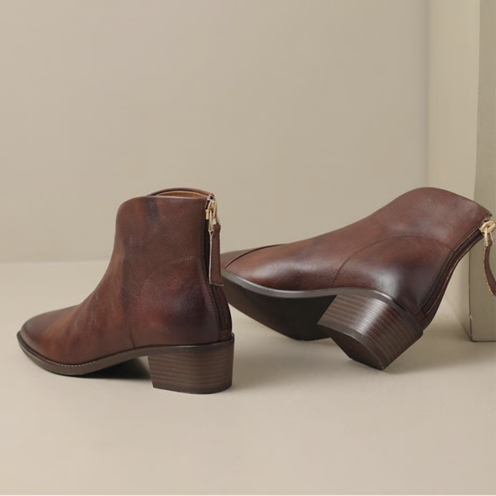 Margot Biarritz - Bottines Élégantes en Cuir