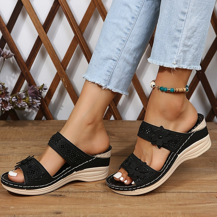 Margot Biarritz - Sandales Confort Compensées Rosalie