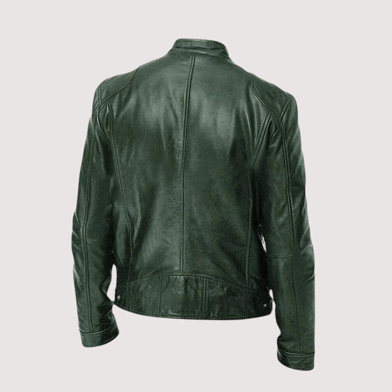 Margot Biarritz - Veste en cuir haut de gamme élégante pour homme