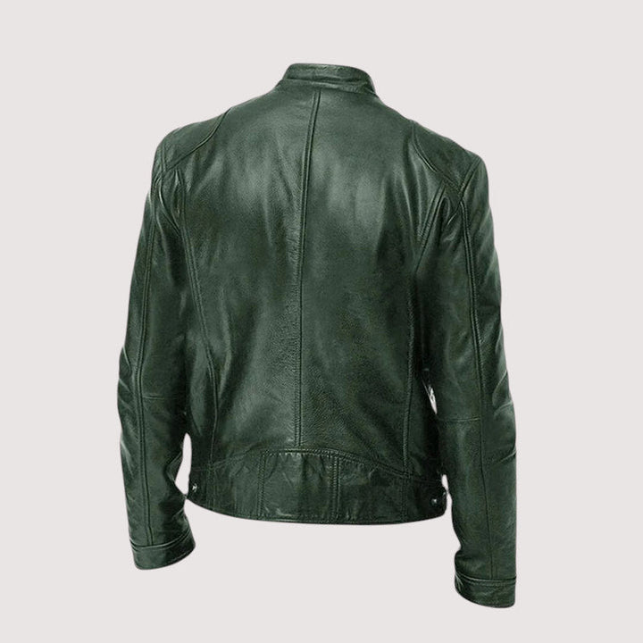 Margot Biarritz - Veste en cuir haut de gamme élégante pour homme