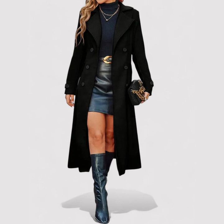Margot Biarritz - Manteau long à boutons doubles