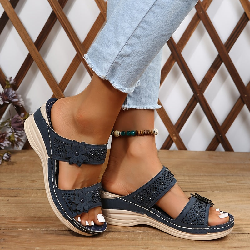 Margot Biarritz - Sandales Confort Compensées Rosalie