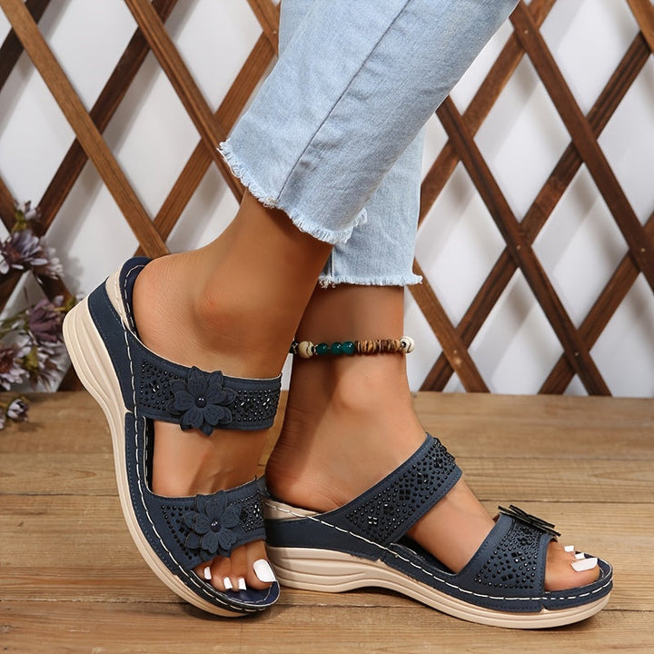 Margot Biarritz - Sandales Confort Compensées Rosalie