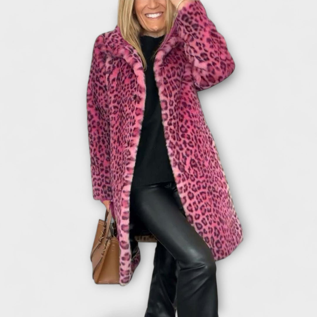 Margot Biarritz - Manteau Imprimé Léopard