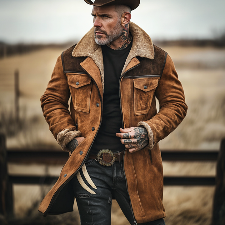 Margot Biarritz - Manteau long classique pour homme
