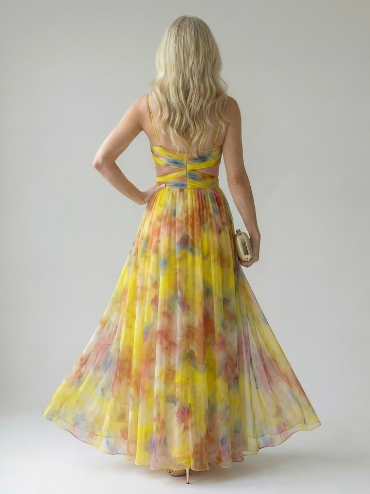 Margot Biarritz - Robe Maxi à Enveloppe Douce Isel