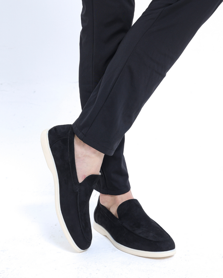 Margot Biarritz - Mocassins en cuir suédé
